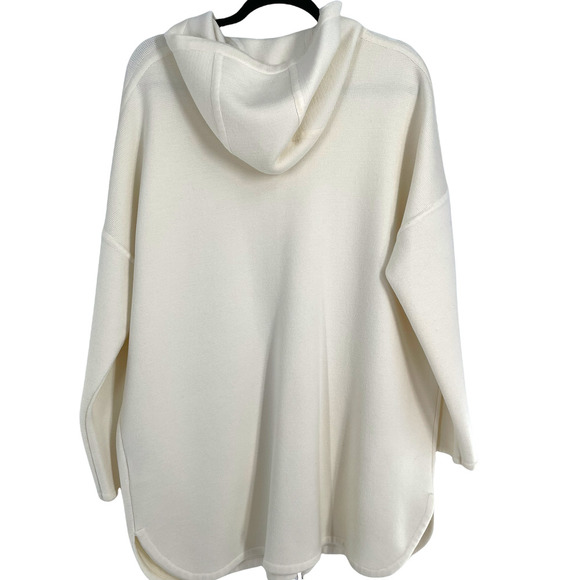 MAX MARA $1690 RETAIL OFF WHITE KNIT WOOL FESTOSO COAT - Picture 7 of 12